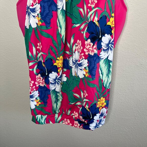 Cacique Lane Bryant Womens Floral Tankini Swimsuit Top Plus Size 20 - Picture 4 of 8